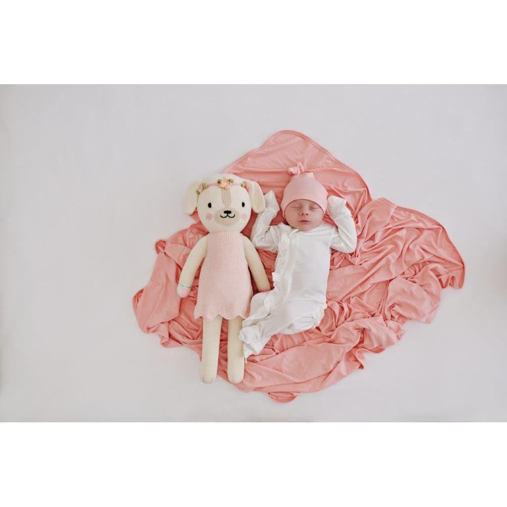 Ruffle 2 Way Zip Romper - White - HoneyBug