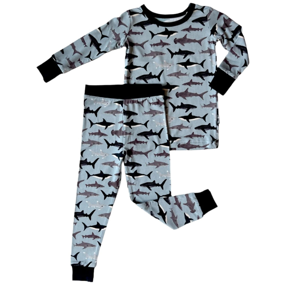 LONG SLEEVE 2 PIECE SETS- Sharks - HoneyBug