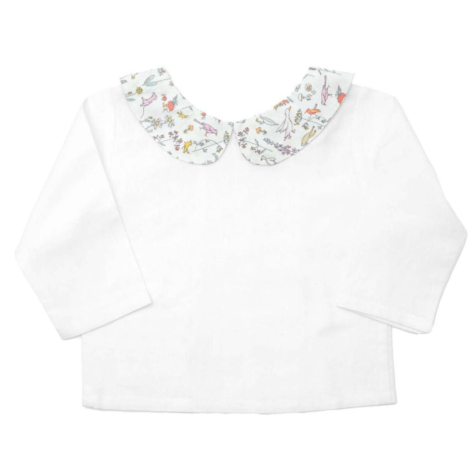 Double button blouse | Liberty 'Theo' - HoneyBug