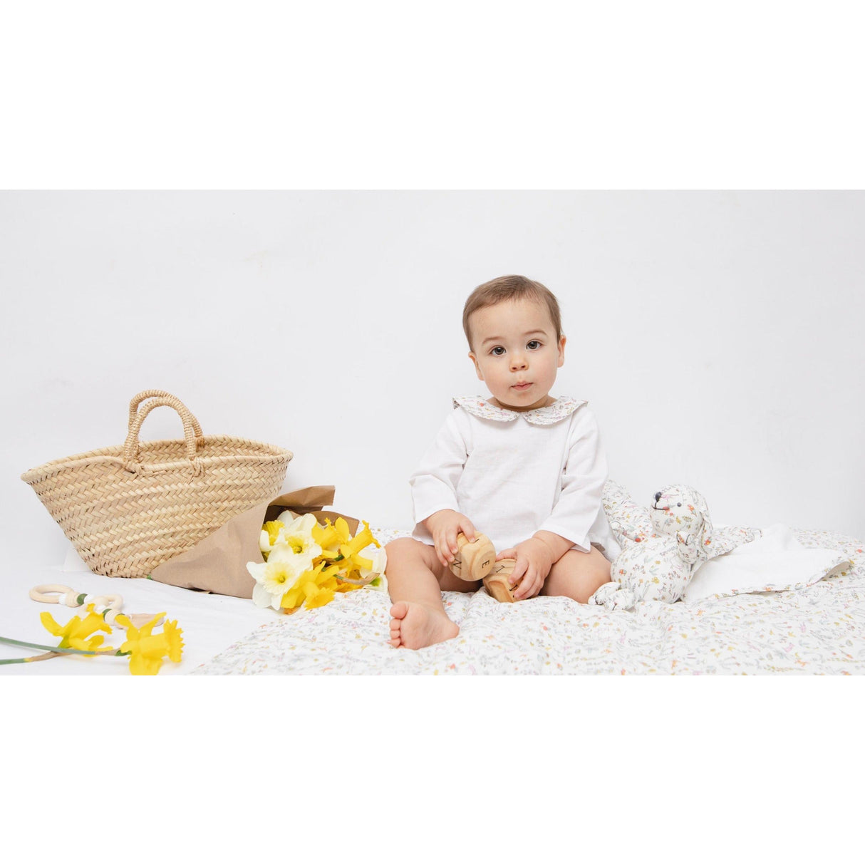 Gift set | Double Button Blouse and Liberty 'Theo' bloomer - HoneyBug
