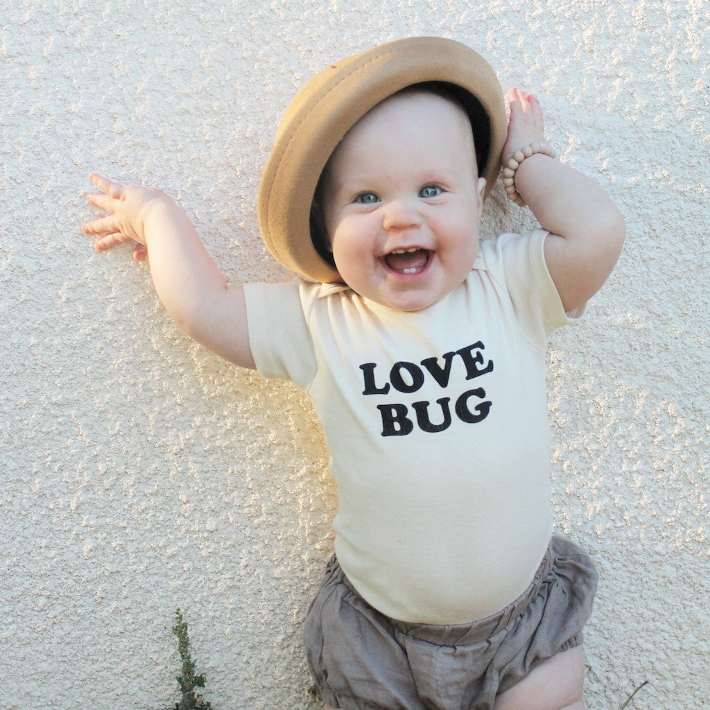 Love Bug - Organic Cotton Bodysuit - HoneyBug