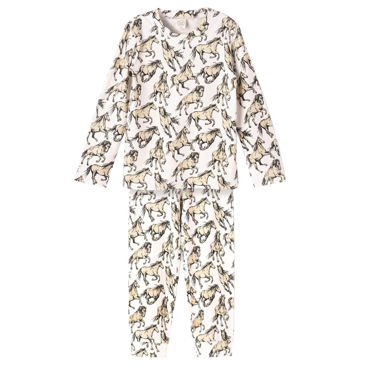 Wild Horses Kids Bamboo Pajama Set