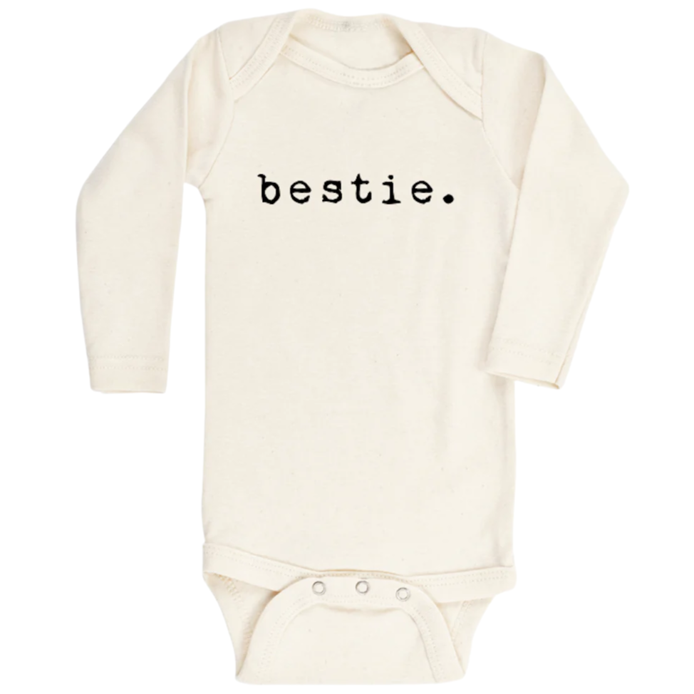 Bestie - Long Sleeve Organic Cotton Bodysuit - HoneyBug