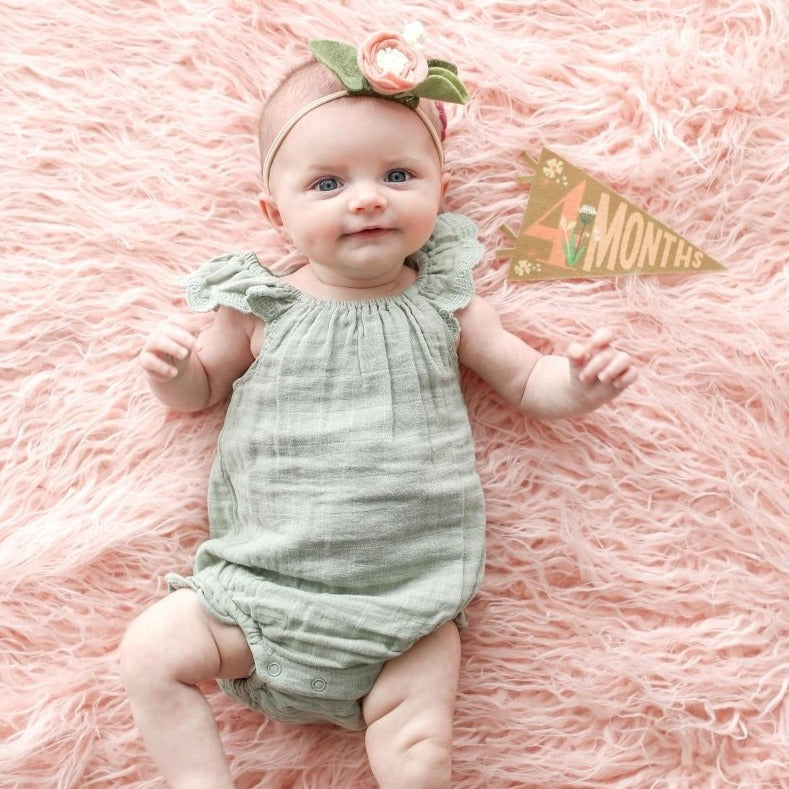 Little Artist Petit Milestone Pennants - HoneyBug