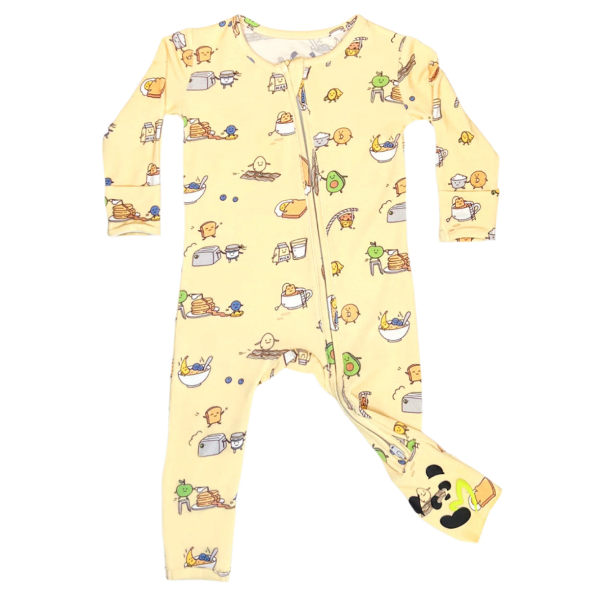 Love You Brunches Bamboo Convertible Footie - HoneyBug