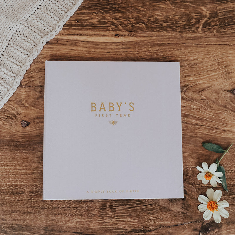 Honey Bee Luxury Memory Baby Book - HoneyBug