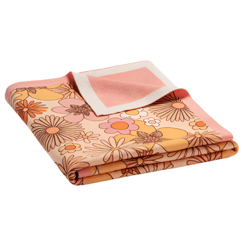 BABIES JACQUARD BLANKET FLOWER CHILD
