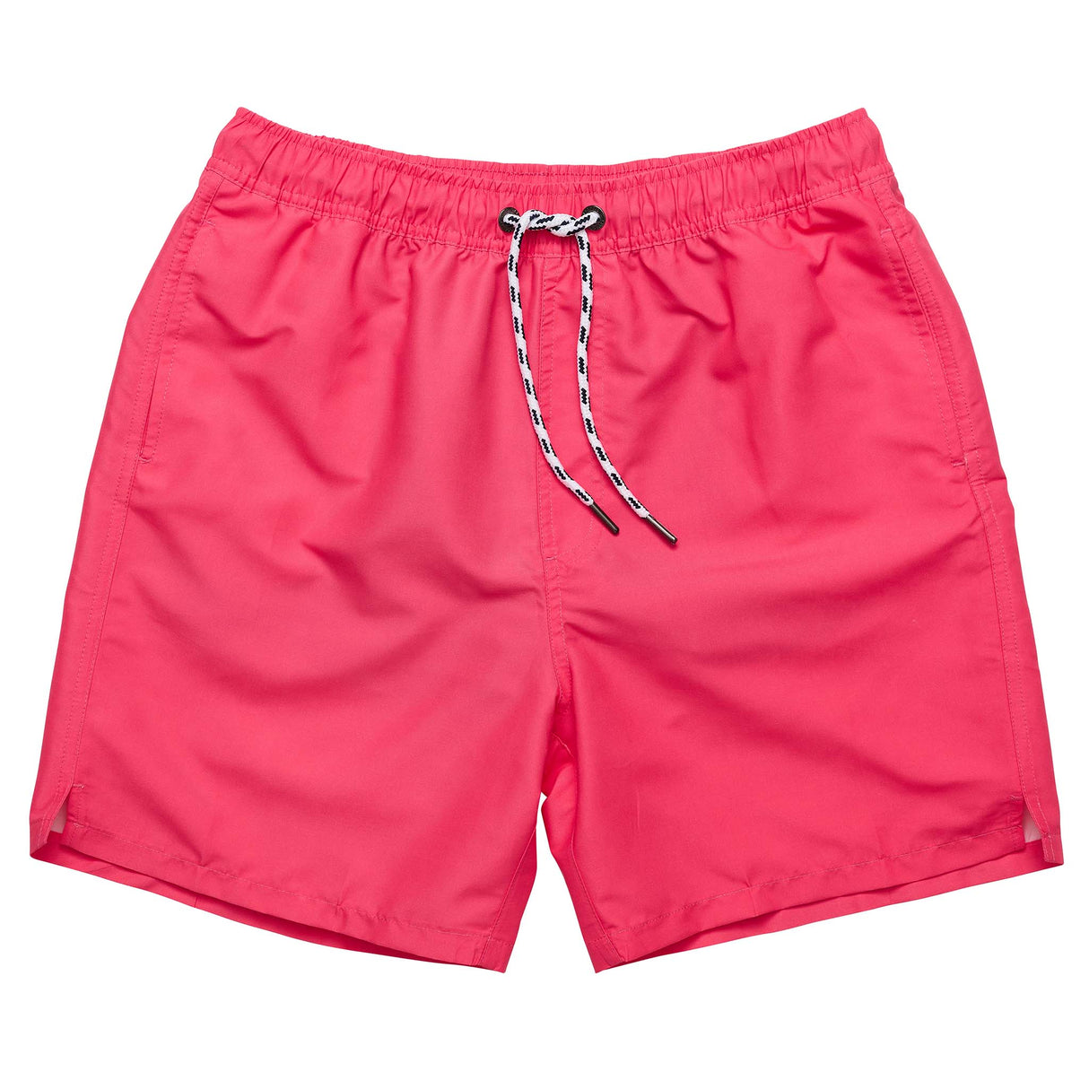 Mens Vintage Red Comfort Lined Swim Short - HoneyBug
