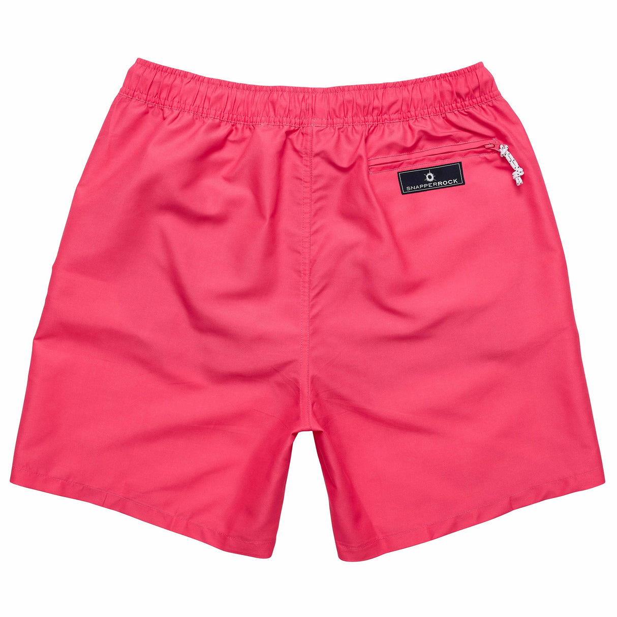 Mens Vintage Red Comfort Lined Swim Short - HoneyBug