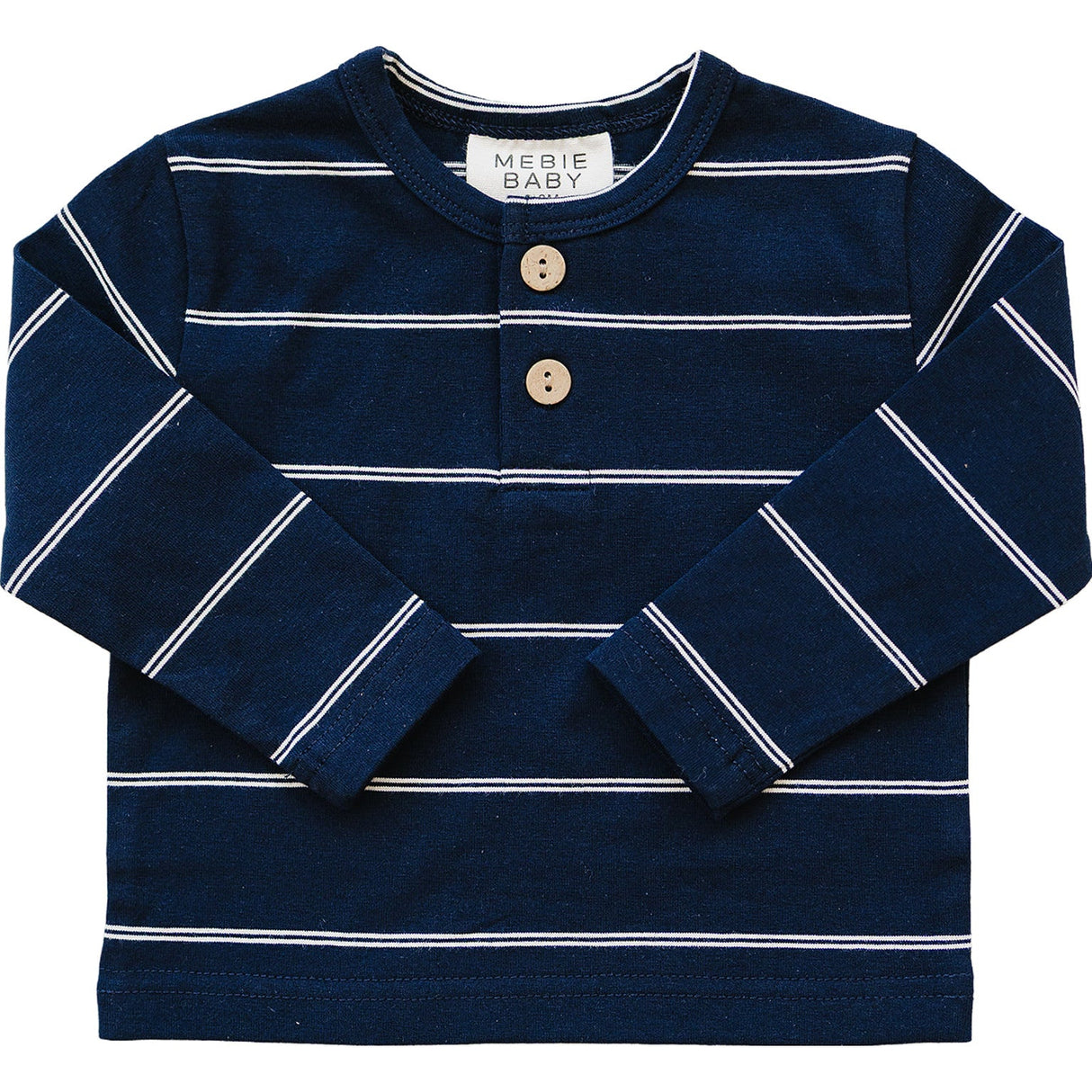 Navy Stripe Long Sleeve Tee - HoneyBug