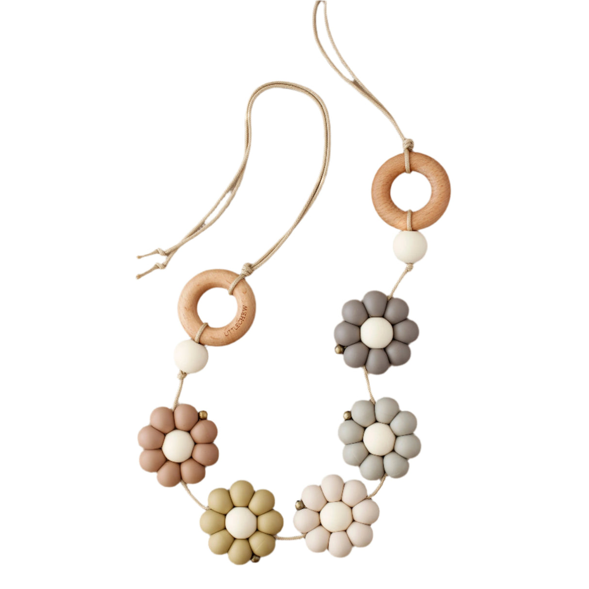 Pram Garland - Daisy | Neutral - HoneyBug