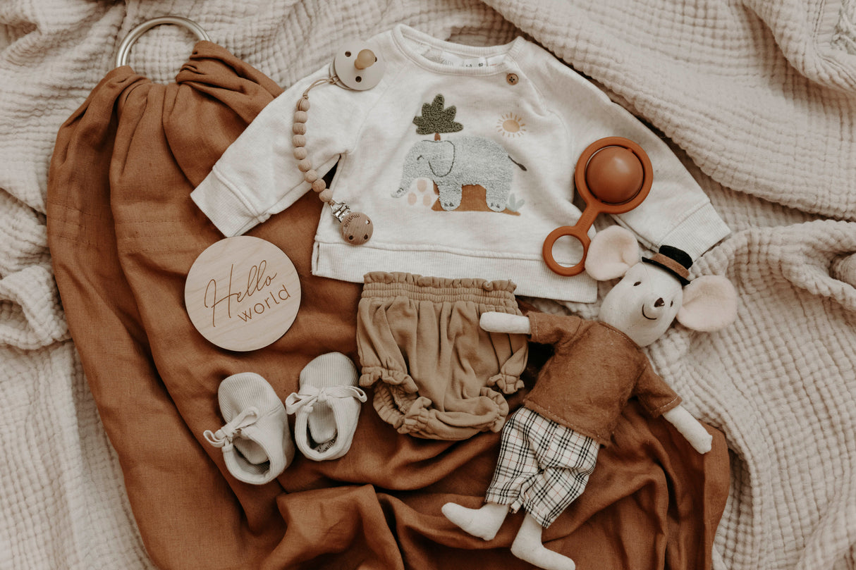 Rattle Toy - Ora | Brick - HoneyBug