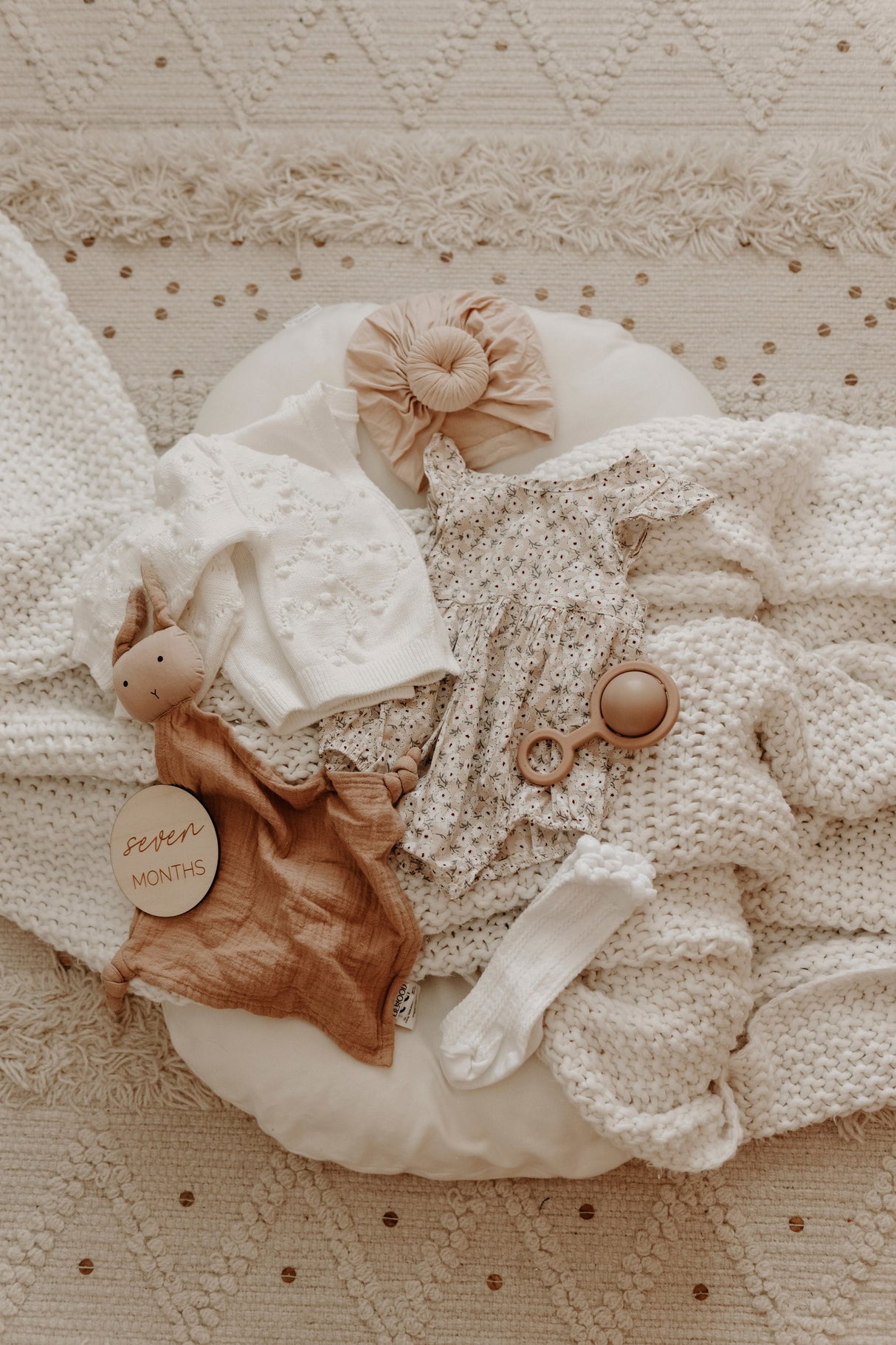 Rattle Toy - Ora | Peony - HoneyBug