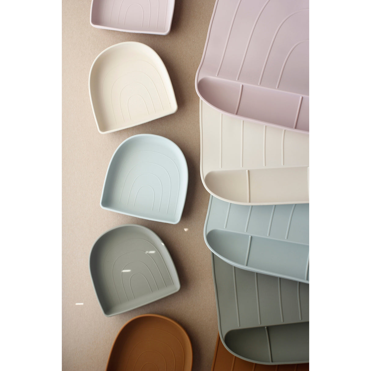 Rainbow Silicone Mat - Clay - HoneyBug