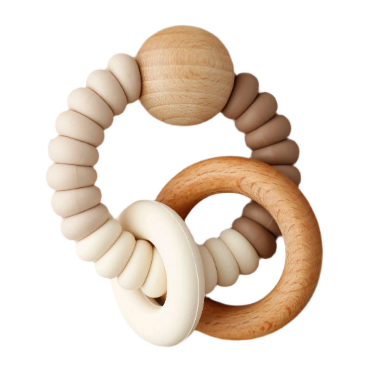 Rattle Teether - Dany | Maple - HoneyBug