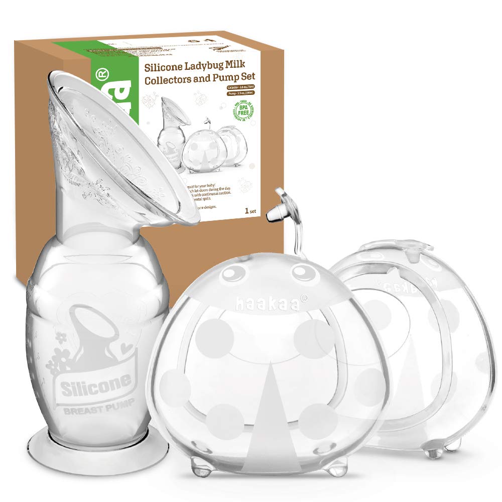 Haakaa Silicone Pump & Milk Collector Set Combo - HoneyBug