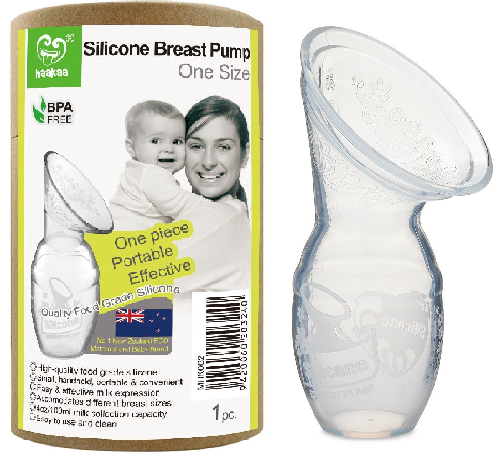Haakaa Generation 1 Silicone Breast Pump 4 oz, 1 pk - HoneyBug