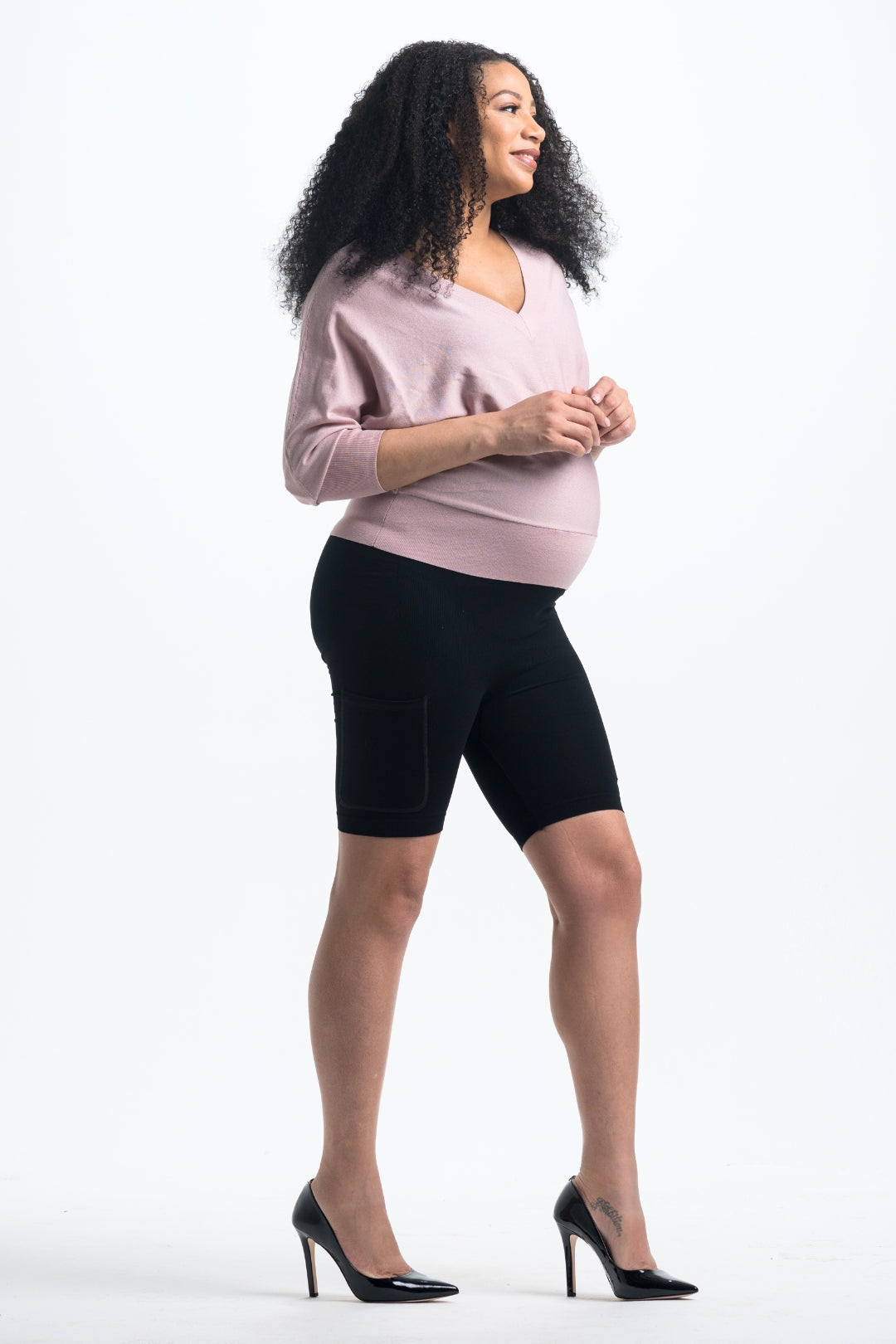 Mom's Night Out Maternity Girl Shorts - HoneyBug