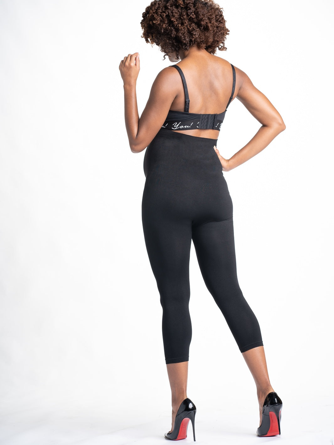 Mom's Night Out Crop Maternity Leggings - HoneyBug