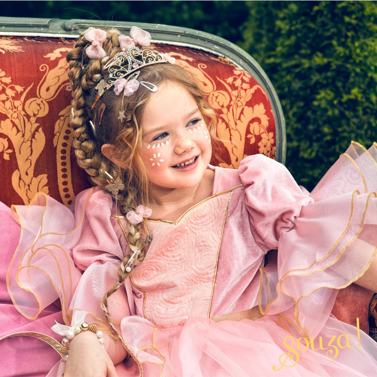 Marie-Laure Costume Dress for Kids - Carnival & Festive Use - Size 5-7 yrs
