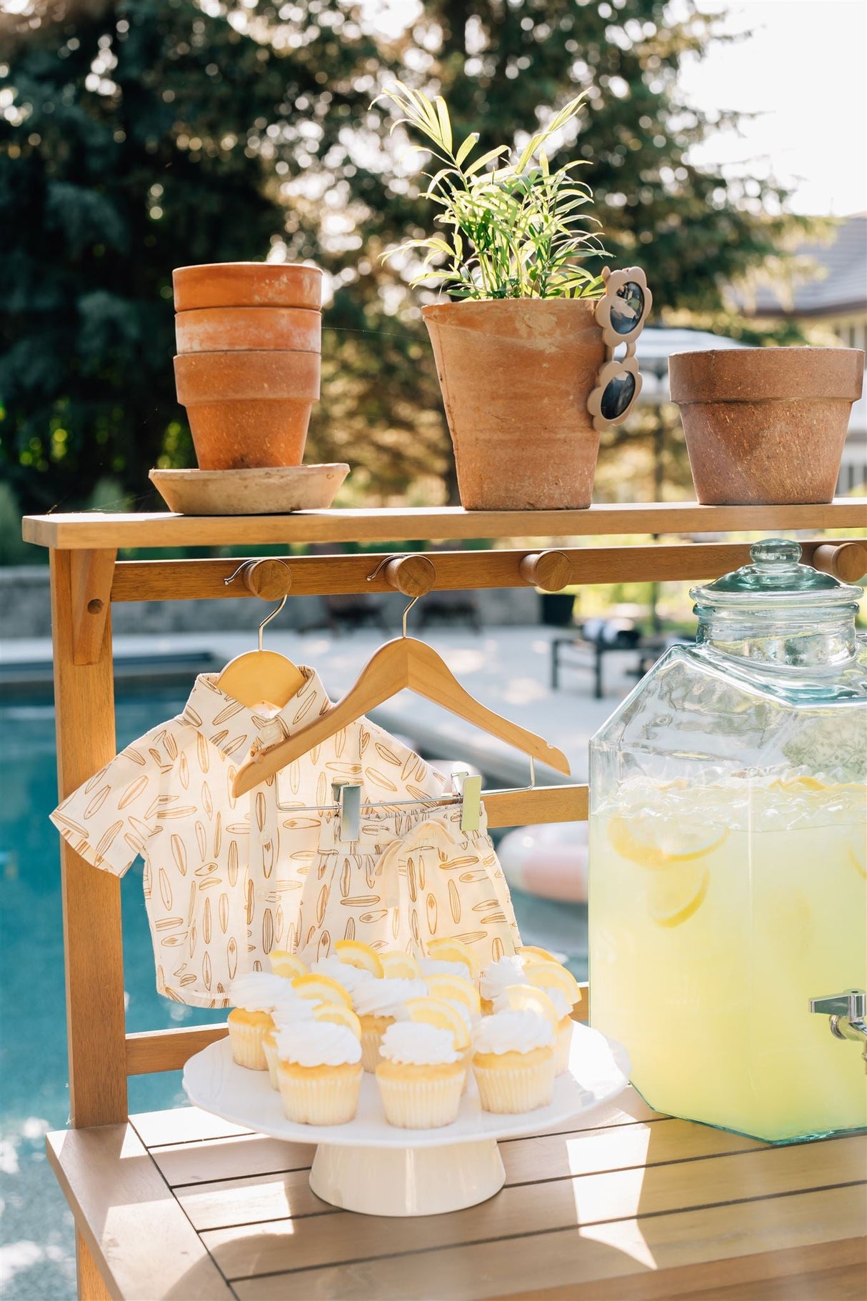 Surfboard Linen Cotton Shorts - HoneyBug