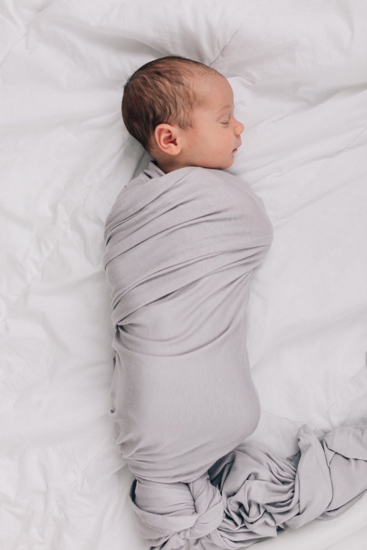 Stone Bamboo Stretch Swaddle - HoneyBug