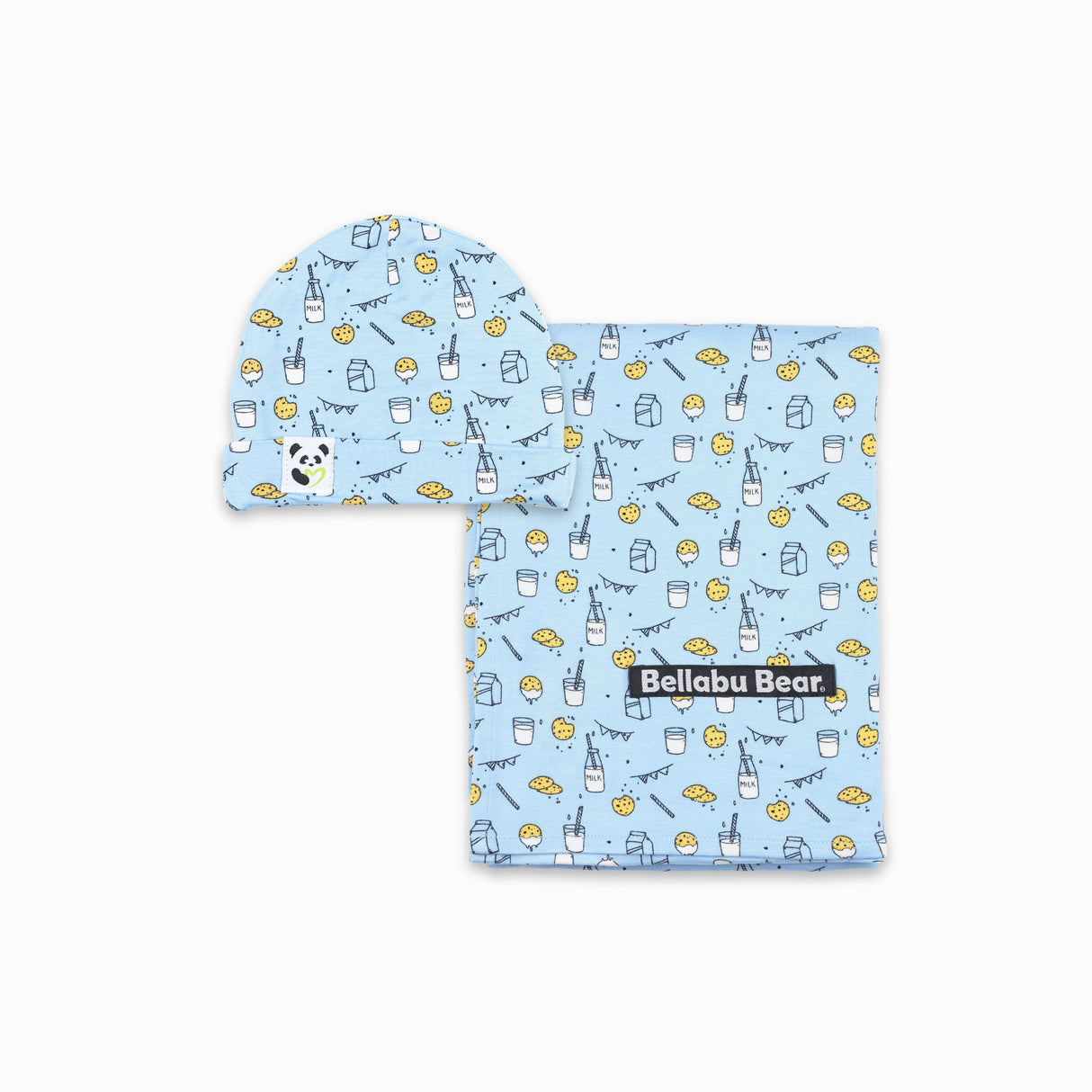 Bamboo Swaddle & Beanie Set - HoneyBug