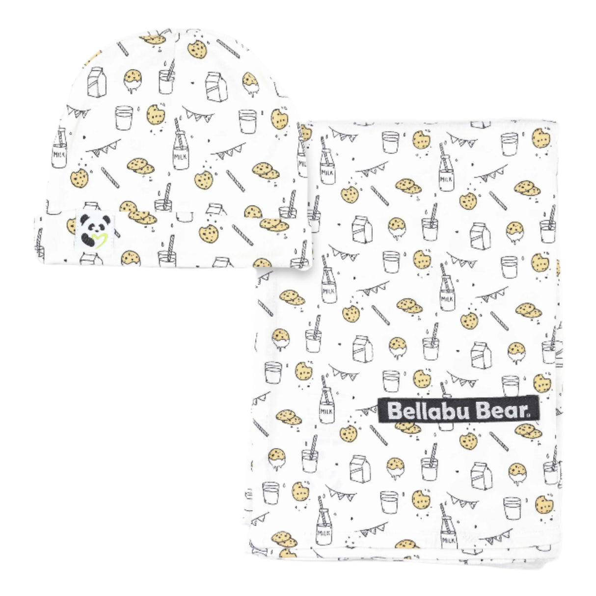 Bamboo Swaddle & Beanie Set - HoneyBug