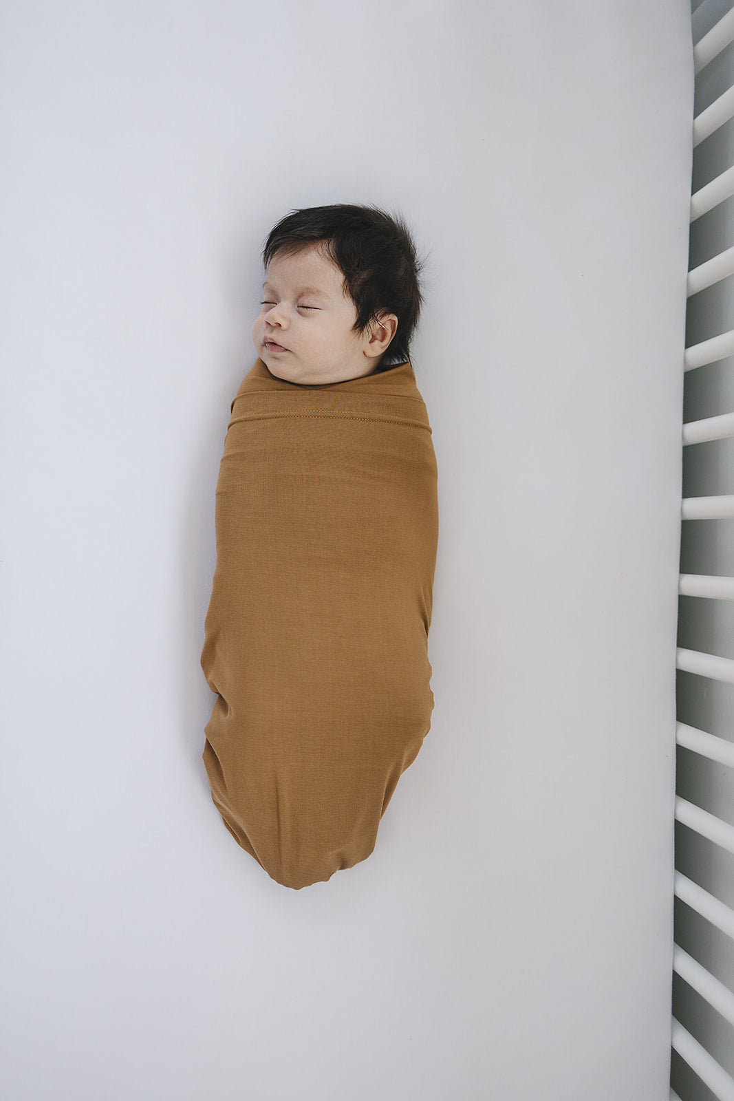 Mustard Bamboo Stretch Swaddle - HoneyBug