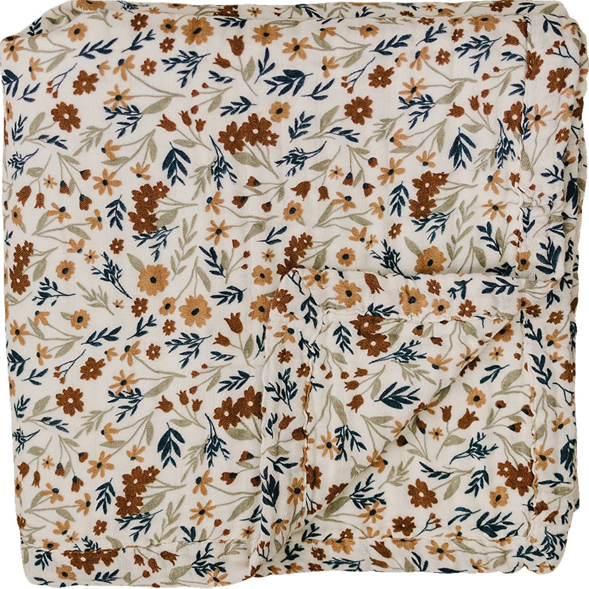 Harvest Floral Muslin Quilt - HoneyBug