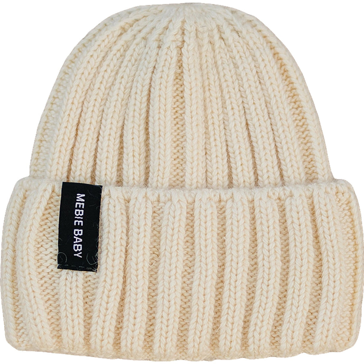Cream Chunky Knit Beanie - HoneyBug