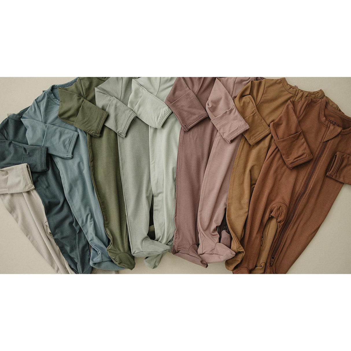 Rust Bamboo Footed Zipper - HoneyBug