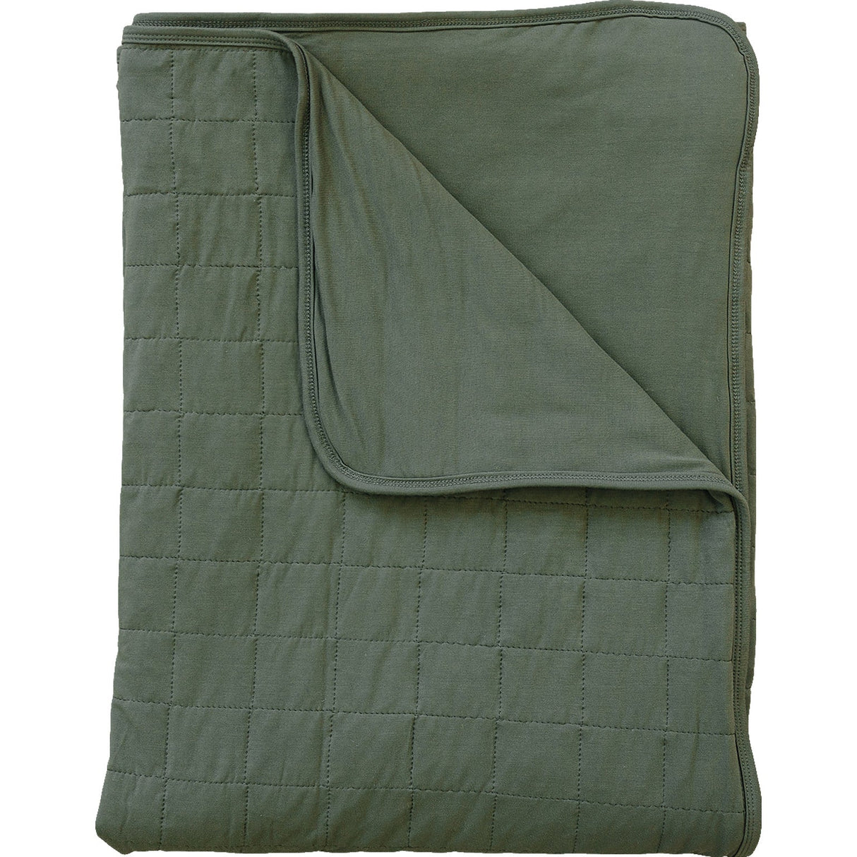 Olive Bamboo Quilt - HoneyBug