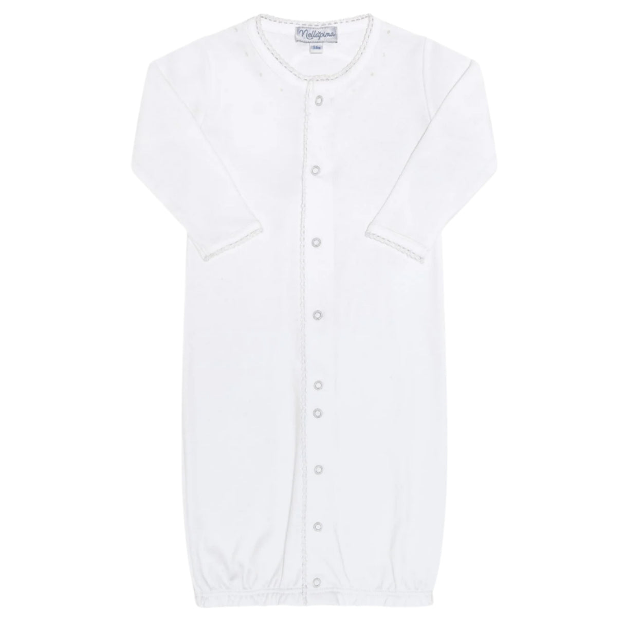 White Crochet Converter Gown - HoneyBug