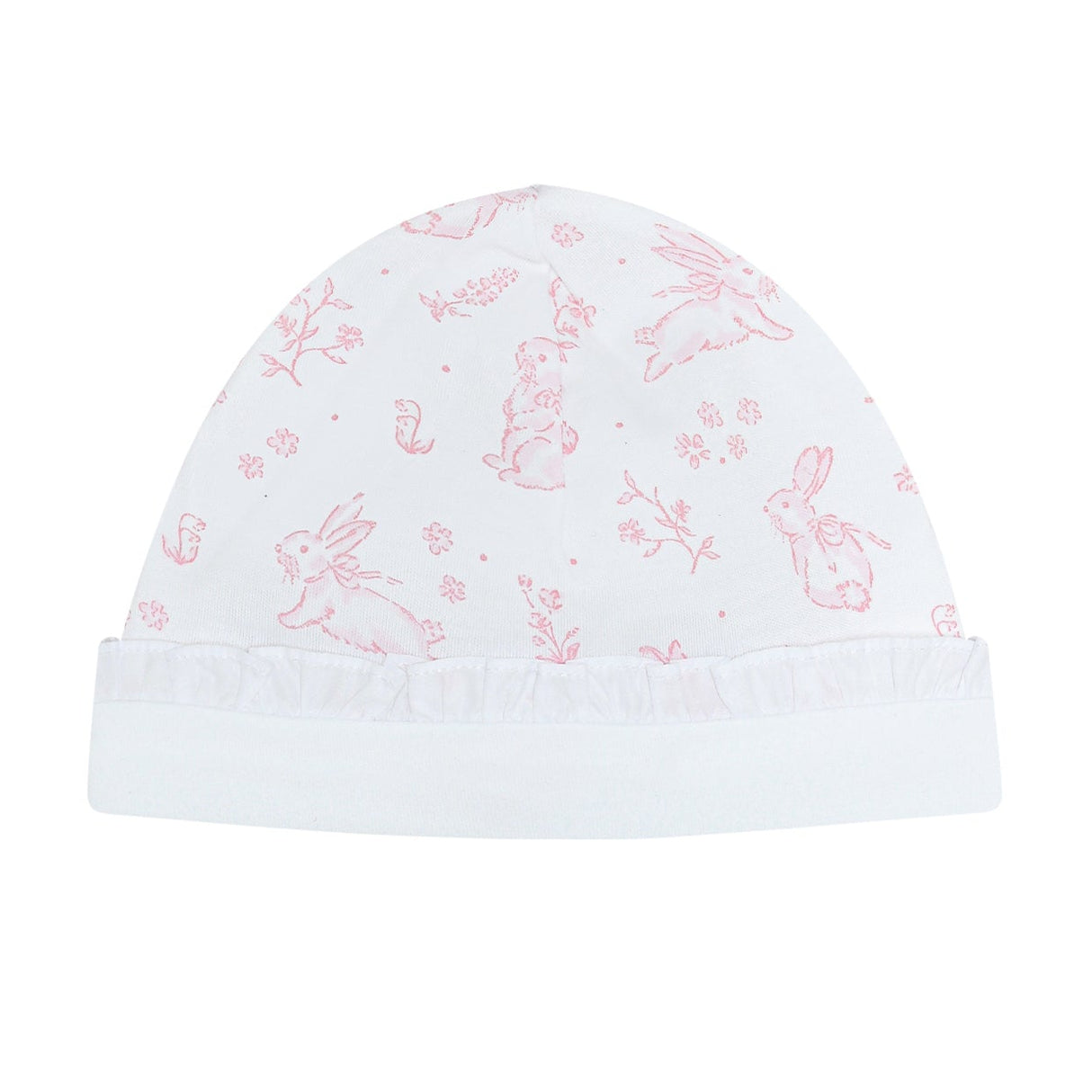 Pink Bunny Toile Hat