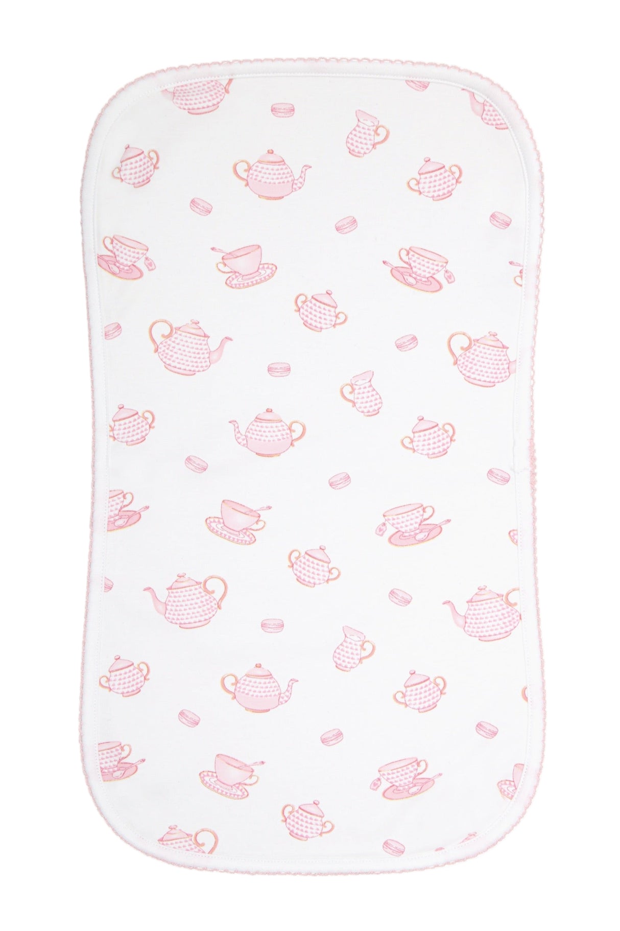 Petite Tea Time Burp Cloth - HoneyBug
