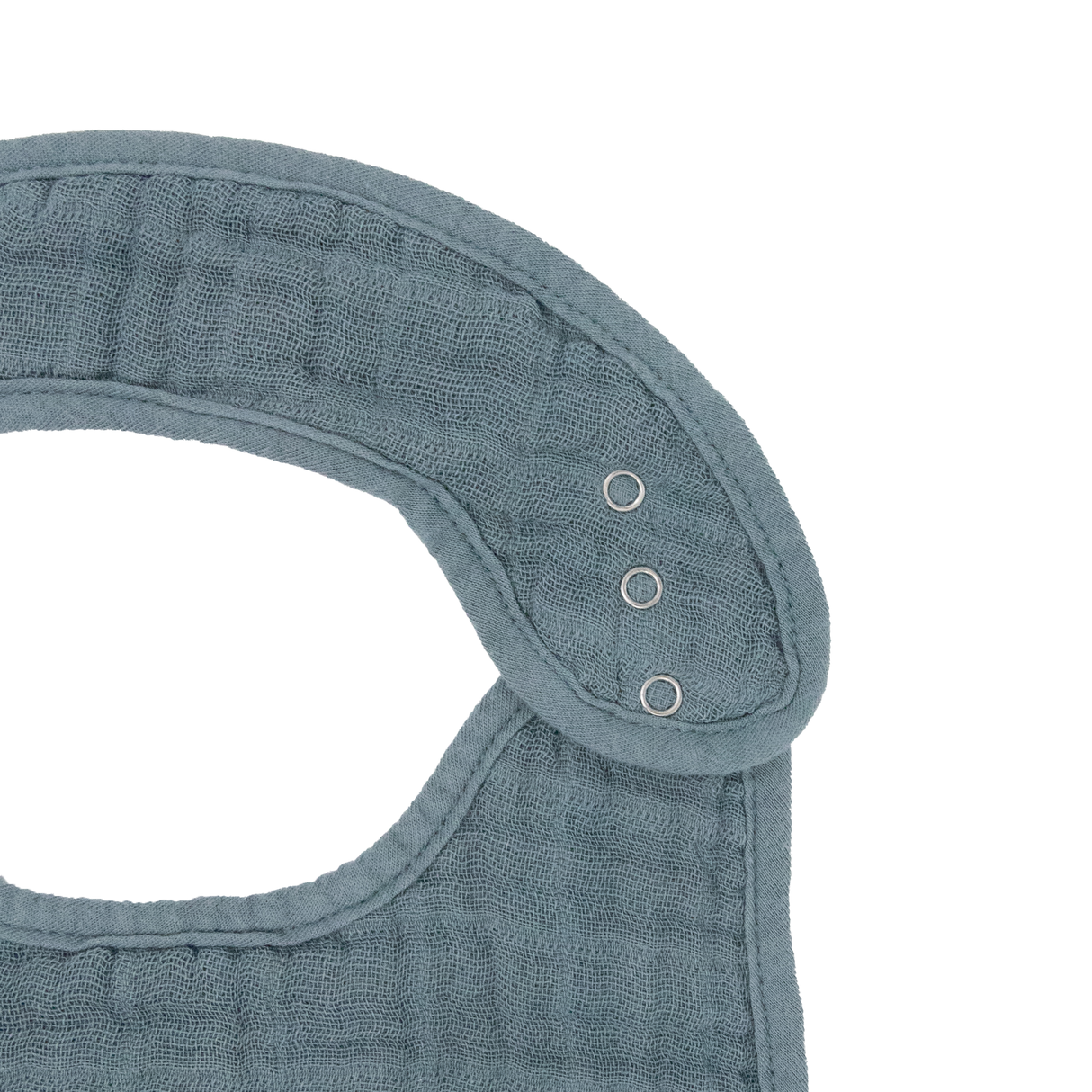 Cotton Muslin Classic Bib 3 Pack - Georgia Peach - HoneyBug