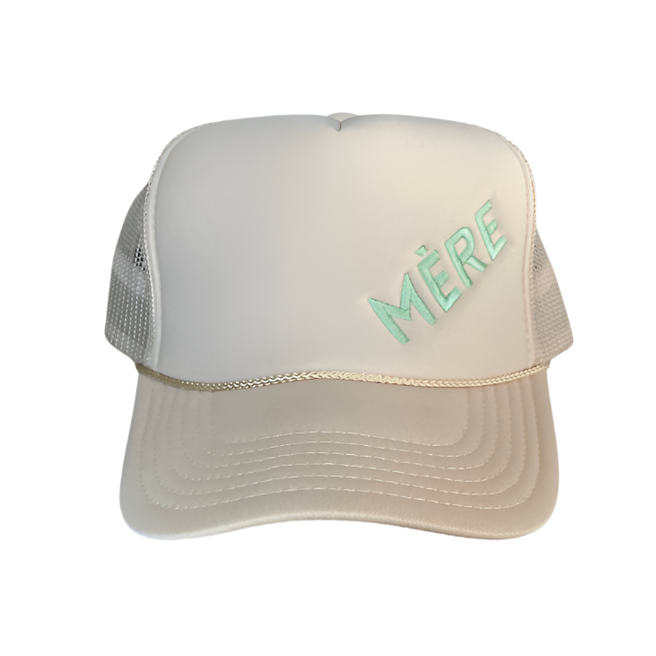 MÉRE - Embroidered Trucker Hat - Sand - HoneyBug