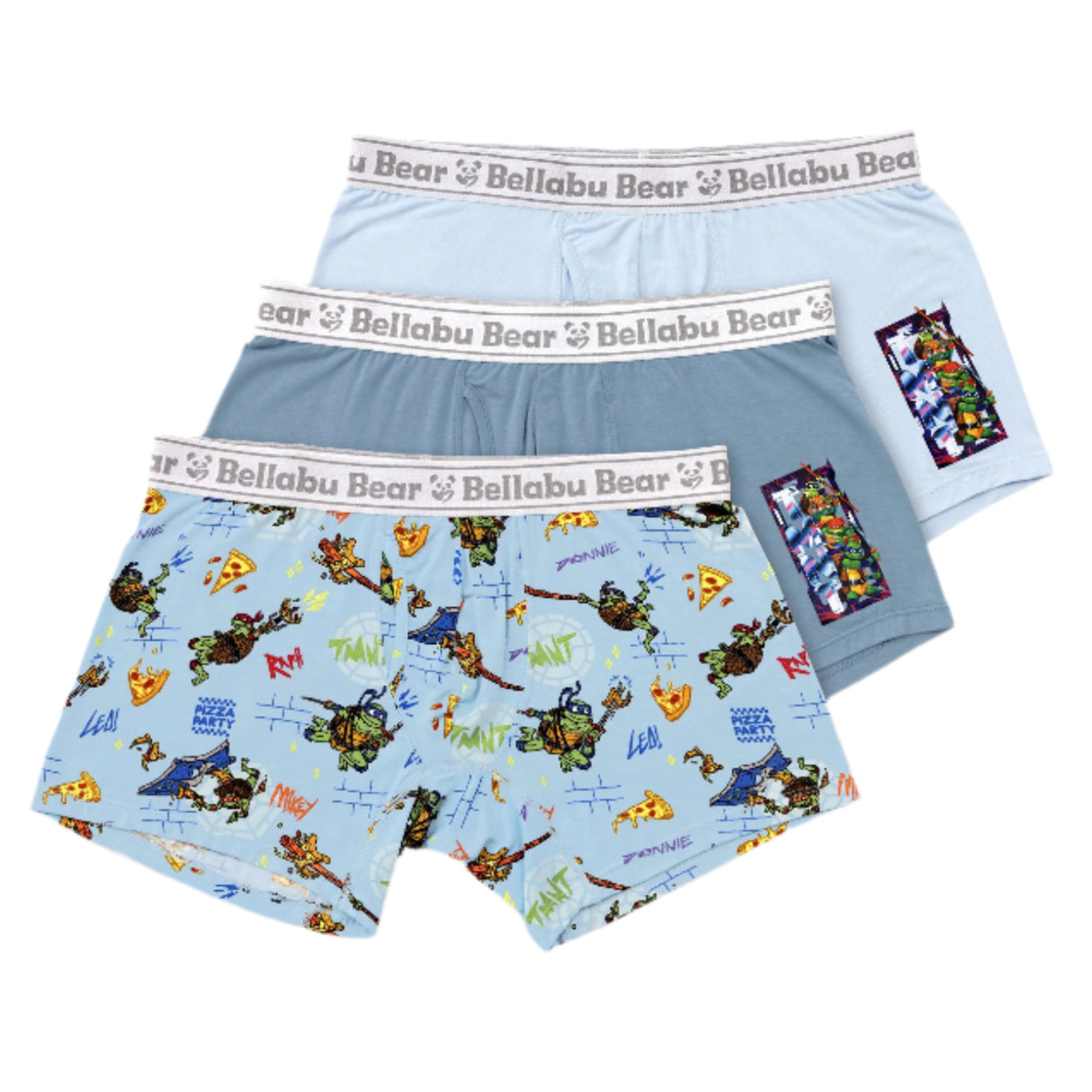 Teenage Mutant Ninja Turtles: Mutant Mayhem Bamboo Men's Boxer Brief Underwear 3-Pack - HoneyBug
