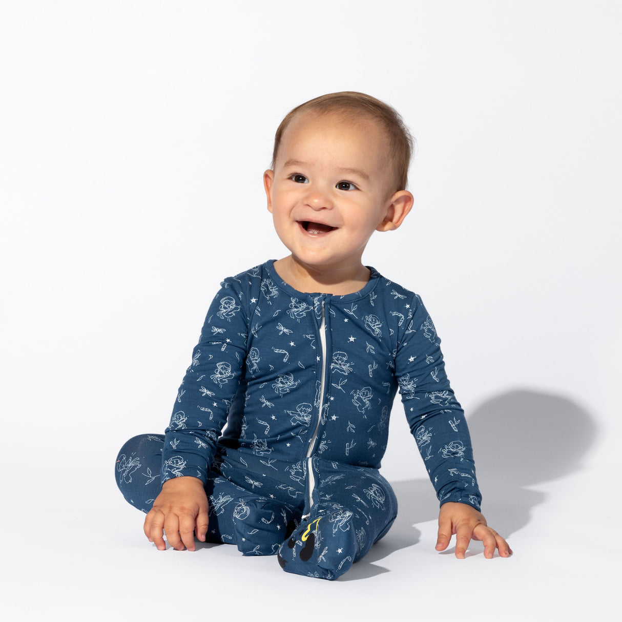 Ninja Bamboo Convertible Footie - HoneyBug