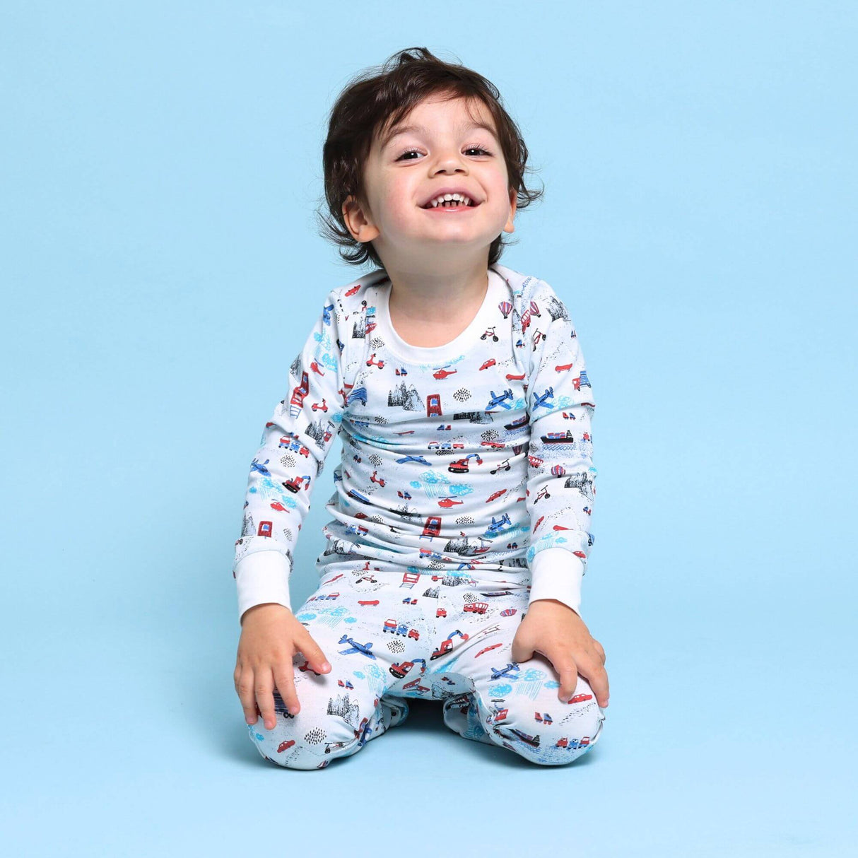 Organic Kids Pajamas - Transportation
