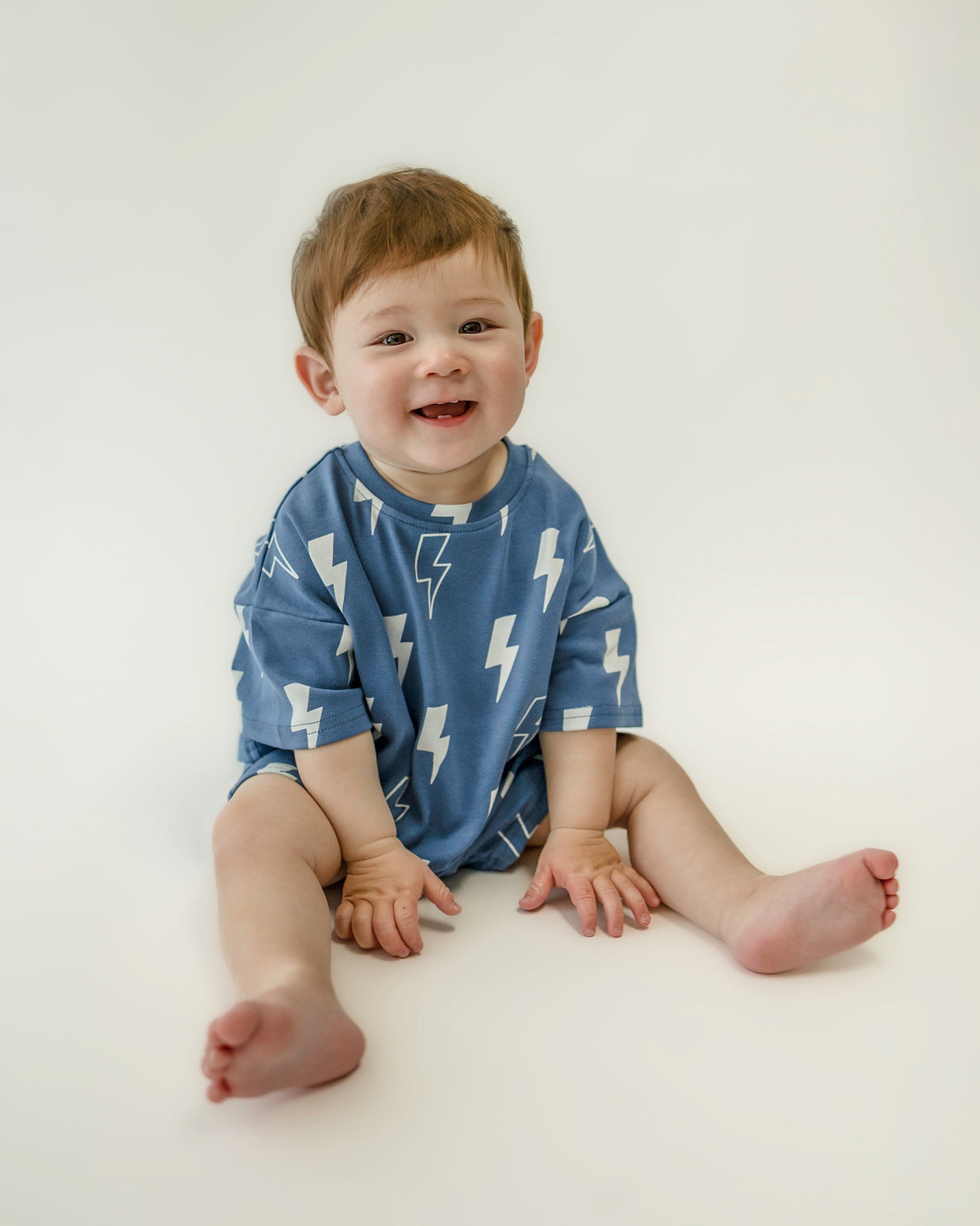 Shorts Set | Blue Bolts - HoneyBug