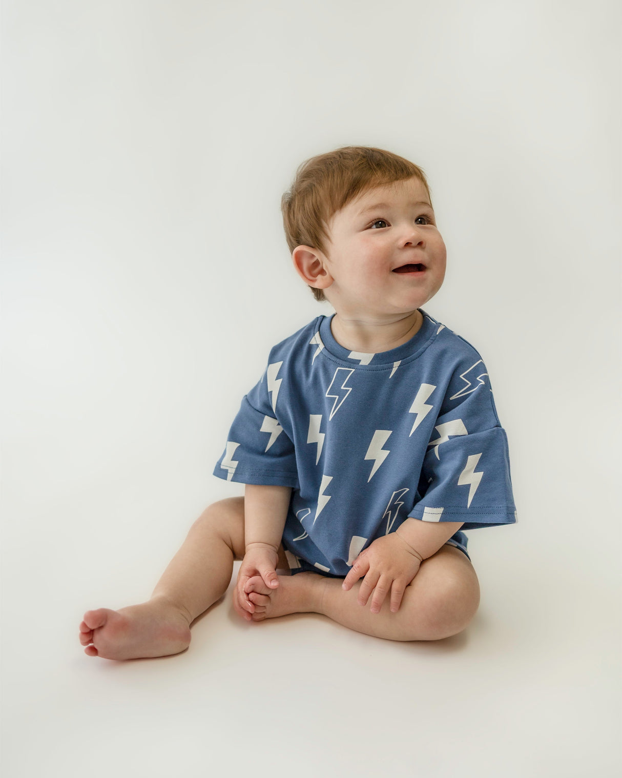 Shorts Set | Blue Bolts - HoneyBug