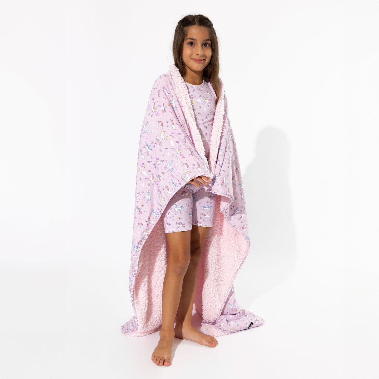Enchanted Unicorn Bamboo Kids Pajama Short Set - HoneyBug