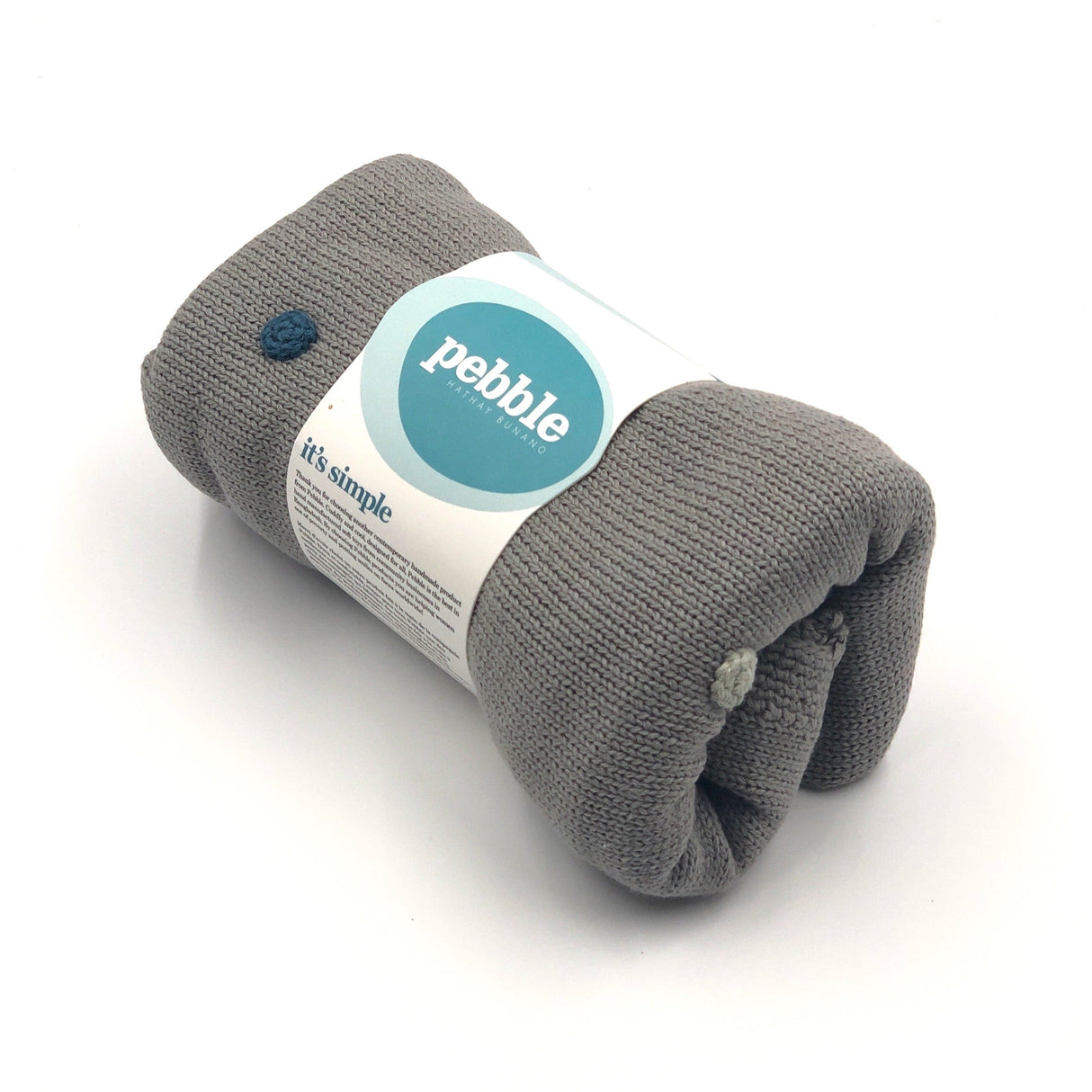 Spotty Baby Blanket - Gray - HoneyBug