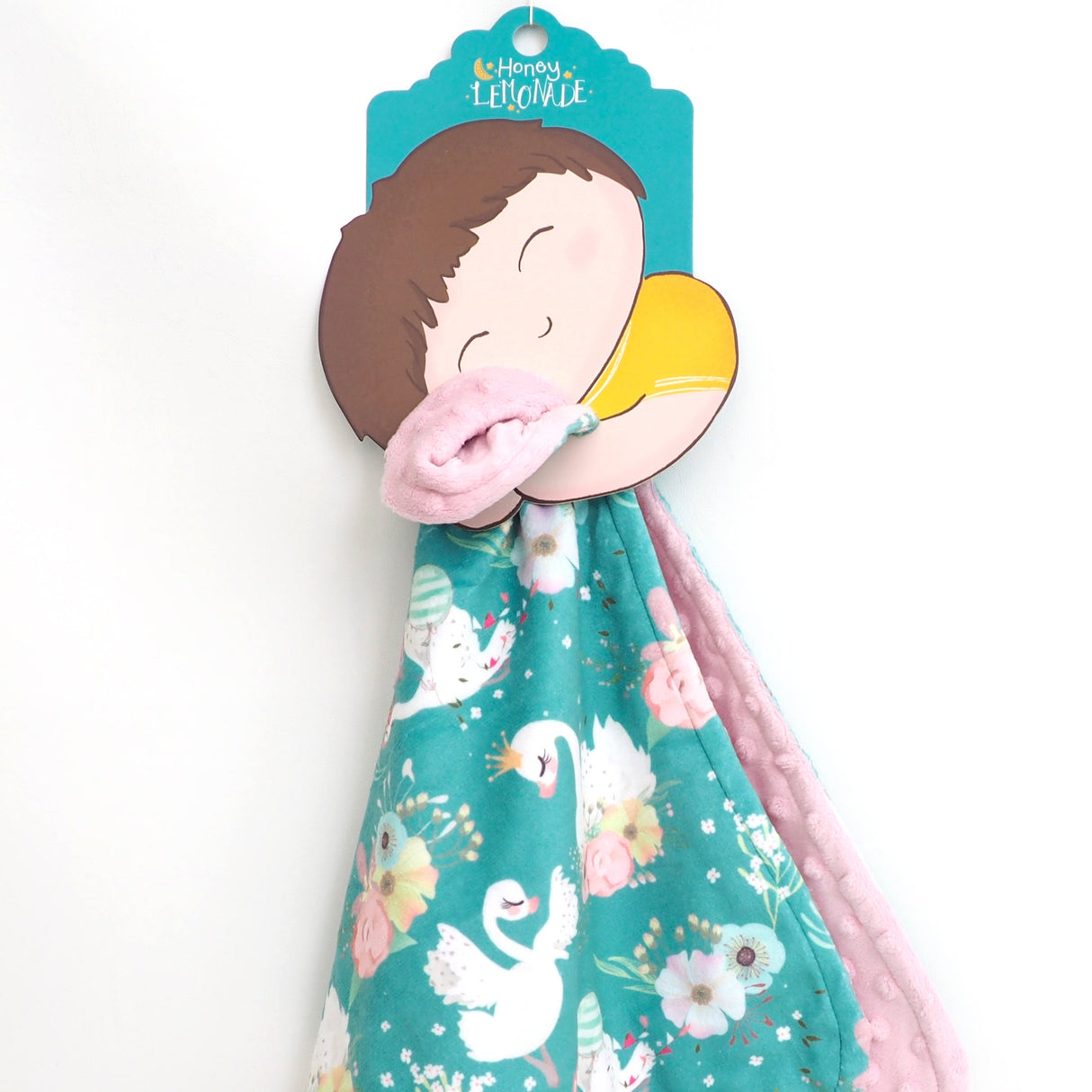 Mini Minky - Swans - HoneyBug