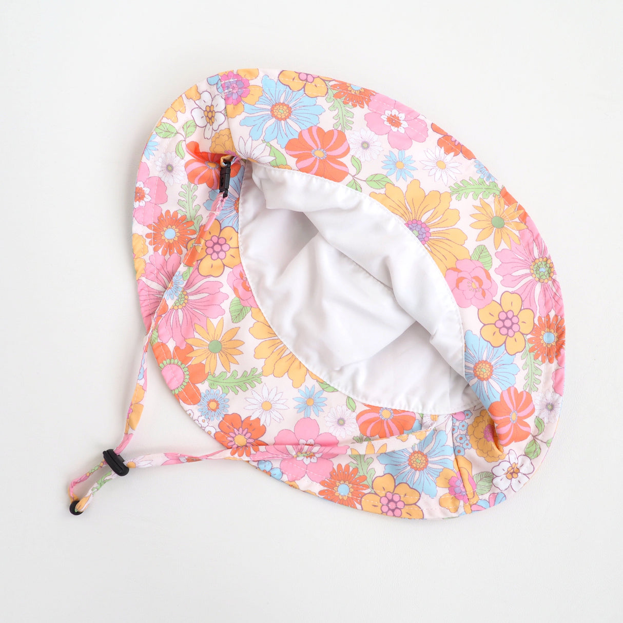 Baby & Kids Sun Hat - Retro Floral - HoneyBug