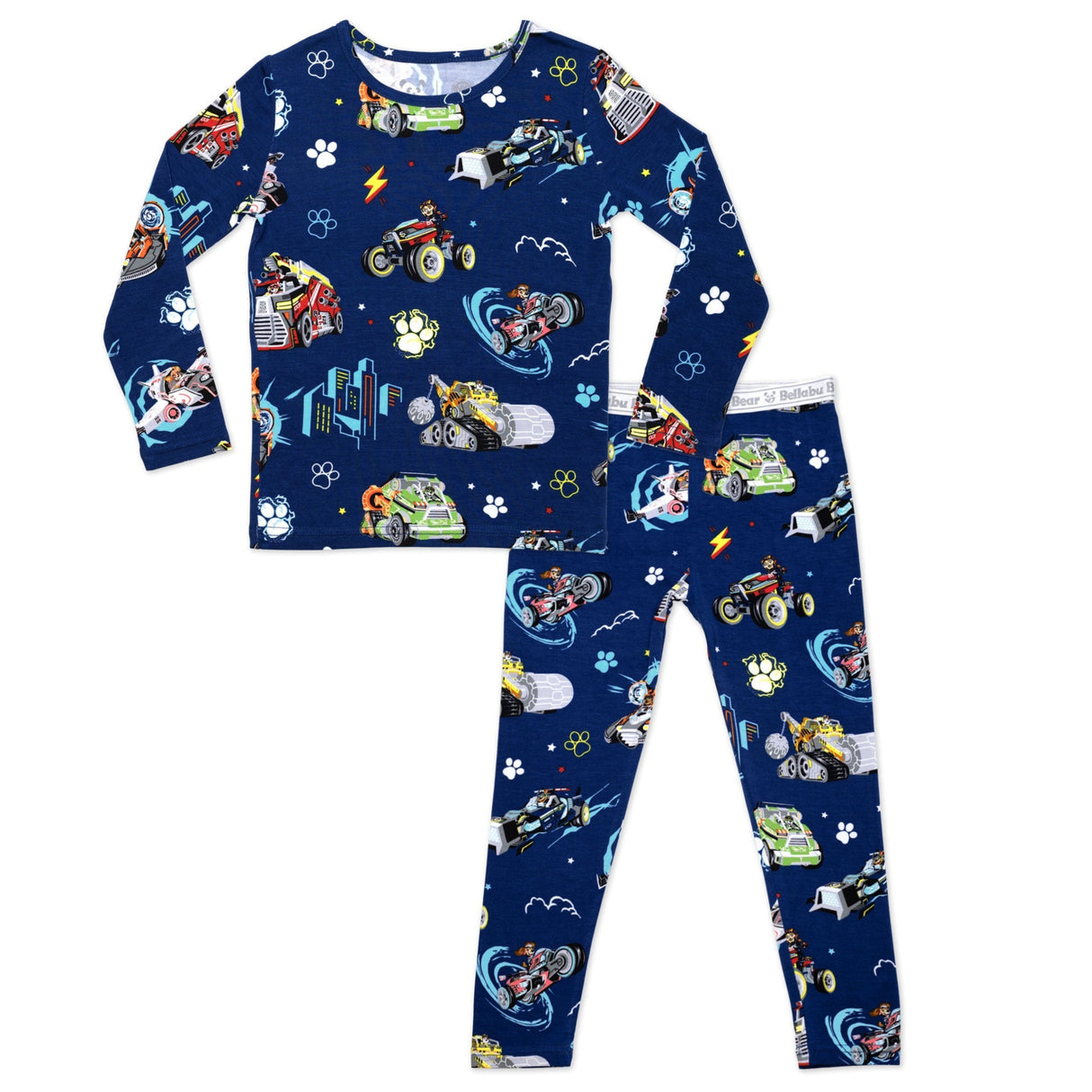 PAW Patrol: The Mighty Movie - Mighty Vehicles Bamboo Kids Pajamas - HoneyBug