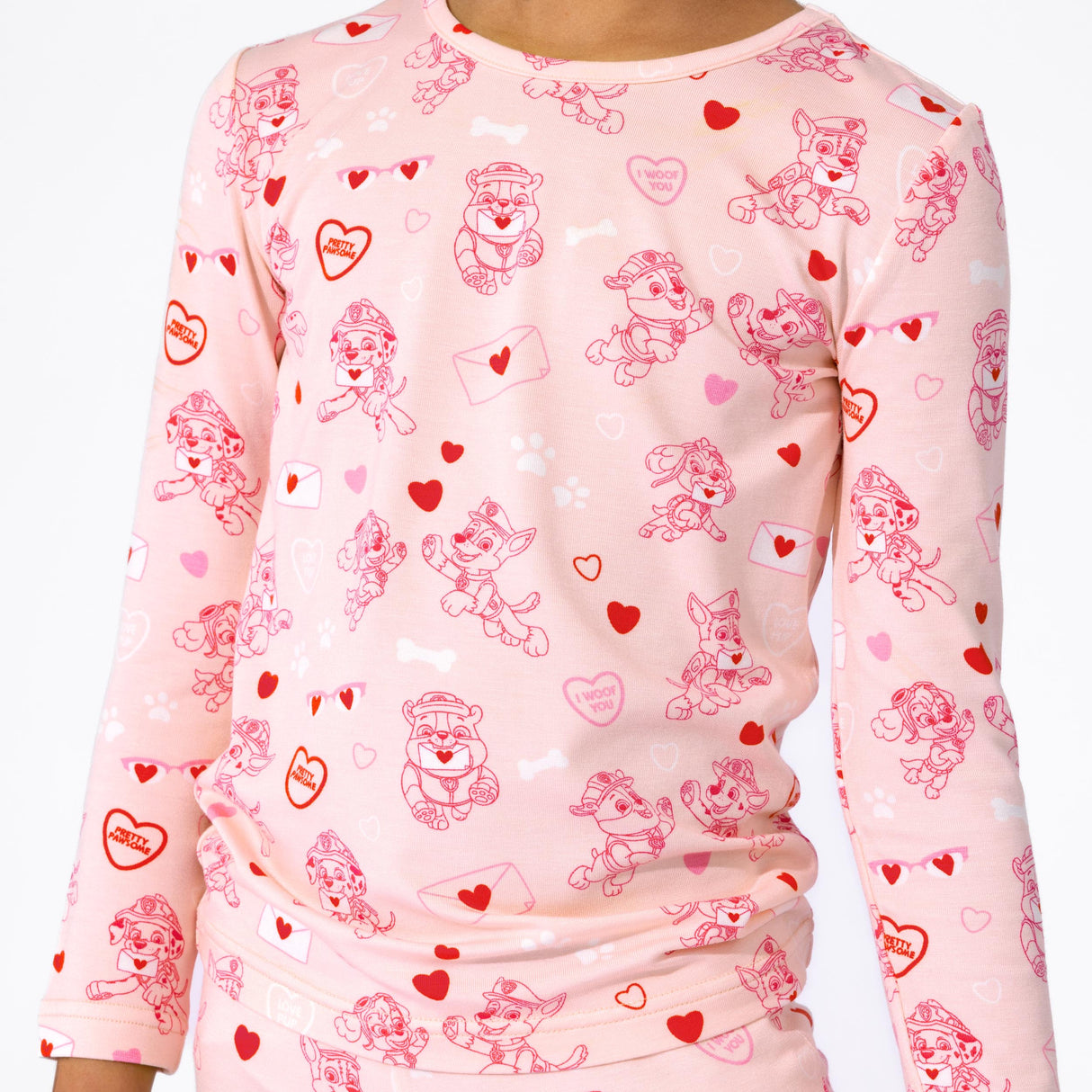 PAW Patrol: Pretty PAWSOME Pink Bamboo Kids Pajamas - HoneyBug