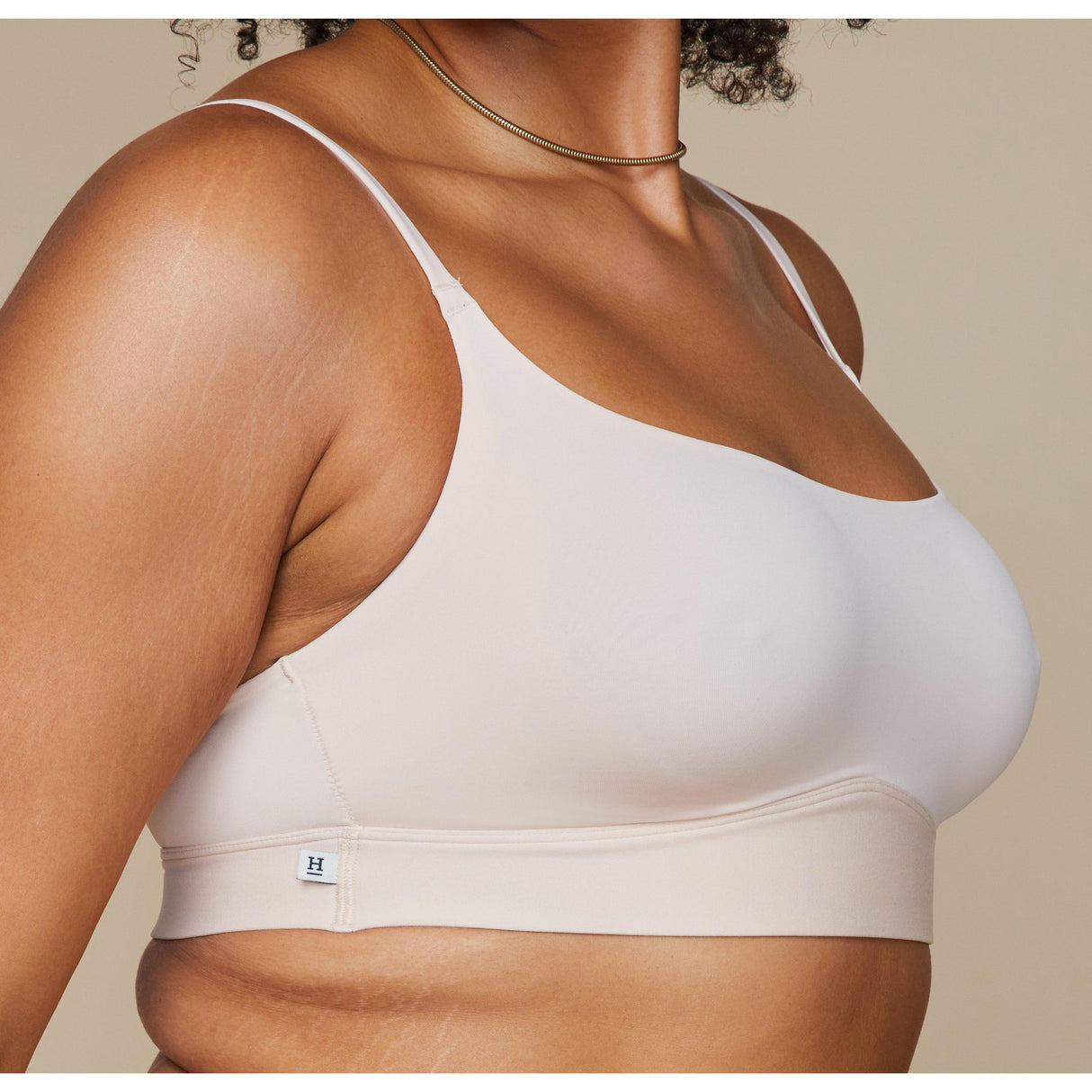 Bliss Scoop Bralette - Rose - HoneyBug